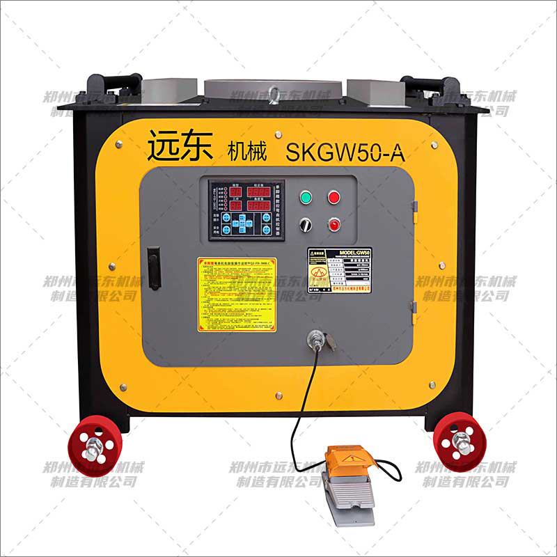 GW50型數(shù)控固特鋼筋彎曲機(圖1)